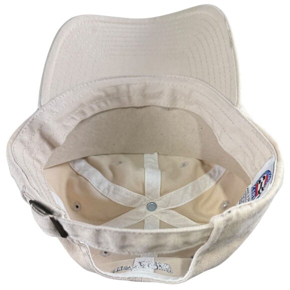Championship Auto Racing Teams Cotton Beige Cap With Adjustable Strap - Picture 7 of 9